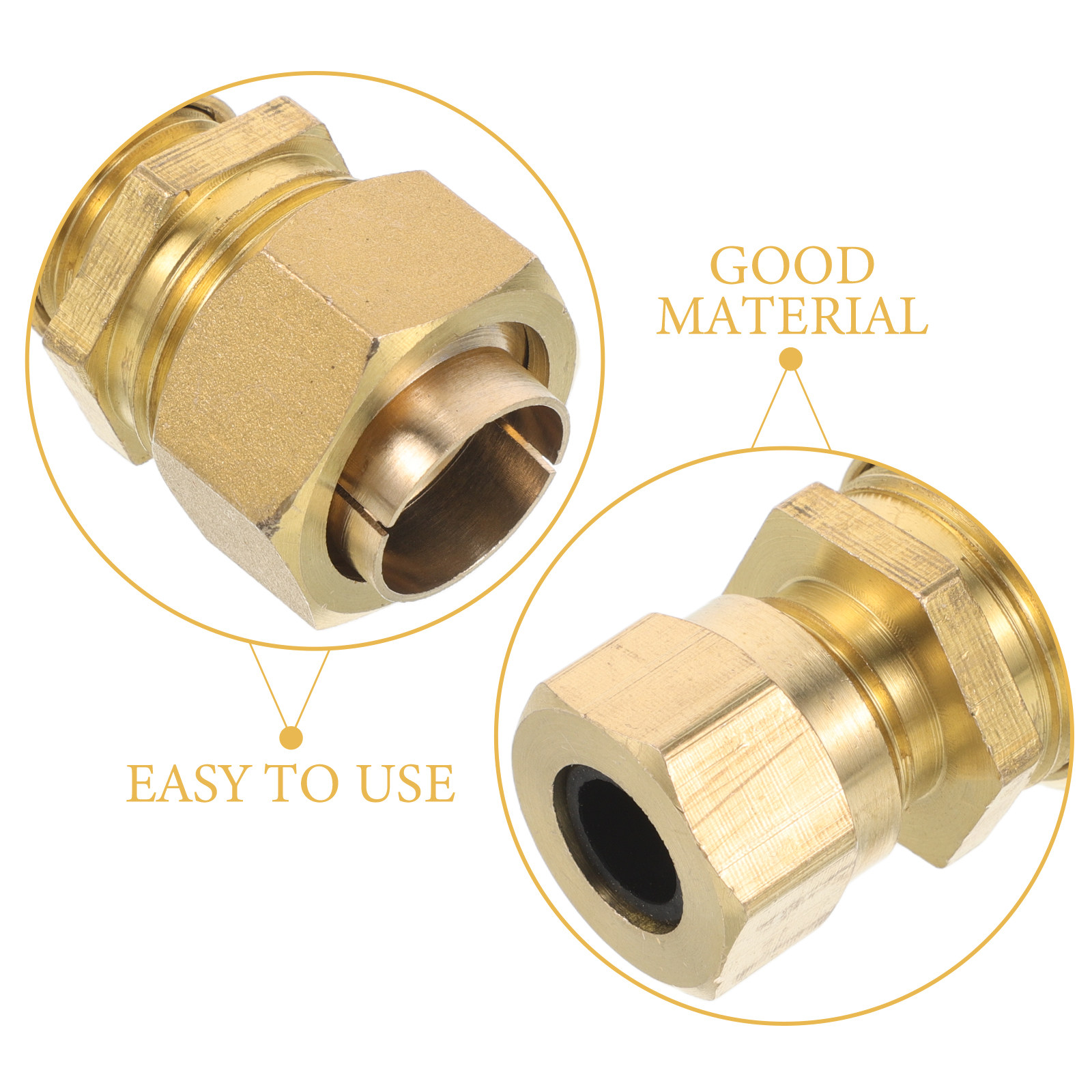 2 pièces, raccords de tuyauter - Compression Fitting Brass avis et prix