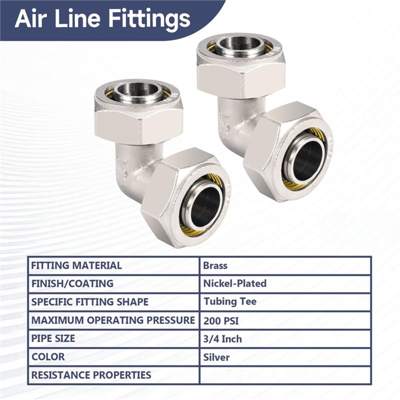 Raccords de tuyauterie d'air e - Compression Fitting Brass avis et prix